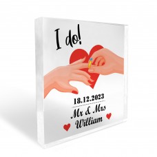 I Do Gifts Marriage Sign Gifts For Couple Personalised Wedding