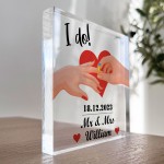 I Do Gifts Marriage Sign Gifts For Couple Personalised Wedding