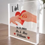 I Do Gifts Marriage Sign Gifts For Couple Personalised Wedding