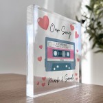 Valentines Gifts For Him Her PERSONALISED Our Song Plaque