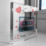 Valentines Gifts For Him Her PERSONALISED Our Song Plaque