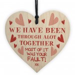 Funny Anniversary Valentines Day Birthday Card for Him Husband