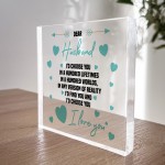 Gift for Husband Block Birthday Gift For Him Boyfriend Gifts