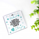 Gift for Husband Block Birthday Gift For Him Boyfriend Gifts