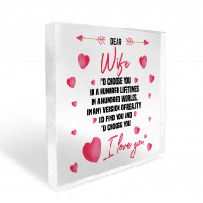 Gifts for Wife Acrylic Block Birthday Gifts For Her Wife Gifts