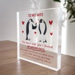 Gift for Wife from Husband Birthday Gift for Wife Acrylic 