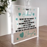 Gift for Husband Acrylic Block Birthday Gifts For Him Valentines