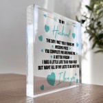 Gift for Husband Acrylic Block Birthday Gifts For Him Valentines