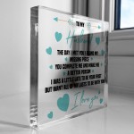 Gift for Husband Acrylic Block Birthday Gifts For Him Valentines