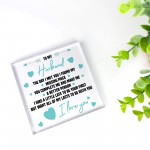 Gift for Husband Acrylic Block Birthday Gifts For Him Valentines