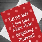 Anniversary Card For Husband Wife Boyfriend Girlfriend Funny