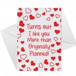 Funny Anniversary Card For Husband Wife Boyfriend 1st 10th 20th