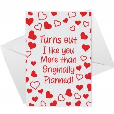 Funny Anniversary Card For Husband Wife Boyfriend 1st 10th 20th