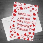 Funny Anniversary Card For Husband Wife Boyfriend 1st 10th 20th