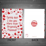 Funny Anniversary Card For Husband Wife Boyfriend 1st 10th 20th