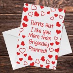 Funny Anniversary Card For Husband Wife Boyfriend 1st 10th 20th