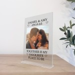 Personalised Anniversary Photo Plaque Gift For Boyfriend Her