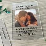 Personalised Anniversary Photo Plaque Gift For Boyfriend Her