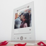 Personalised Anniversary Song Plaque Gift For Him or Her