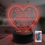 Gifts For Wife Acrylic Night Light Birthday Gifts For Her Wife