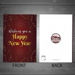 Wishing You A Happy New Year Card For Friends Neighbours Family