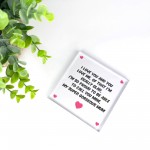 Gift For Mum Birthday Mothers Day Gift From Daughter Son Block