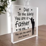 Fathers Day Birthday Gift For Dad Personalised Dad Gift From Son