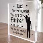 Fathers Day Birthday Gift For Dad Personalised Dad Gift From Son