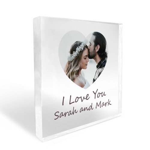 PERSONALISED I Love You Gifts For Couple Valentines Anniversary