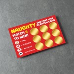 Funny Valentines Anniversary Gift for Him Naughty Scratch Card