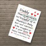 Daddy To Be Gifts For Valentines Day Gift From Bump Print