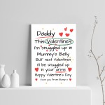 Daddy To Be Gifts For Valentines Day Gift From Bump Print