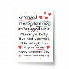 Grandad To Be Gifts For Valentines Day Gift From Bump Print