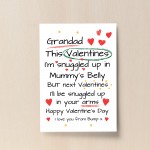 Grandad To Be Gifts For Valentines Day Gift From Bump Print