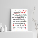 Grandad To Be Gifts For Valentines Day Gift From Bump Print