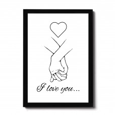 Gift For Husband Wife Boyfriend Girlfriend Love You Framed Print