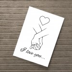 Gift For Husband Wife Boyfriend Girlfriend I Love You Print