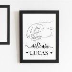 Personalised Couple Gift Mr And Mrs Gift Framed Print Wedding