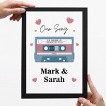 Gift For Wedding Anniversary PERSONALISED Our Song First Dance