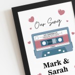 Gift For Wedding Anniversary PERSONALISED Our Song First Dance