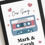 Gift For Wedding Anniversary PERSONALISED Our Song First Dance