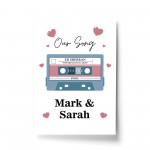 Gift For Wedding Anniversary PERSONALISED Our Song Valentines