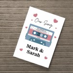 Gift For Wedding Anniversary PERSONALISED Our Song Valentines