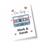 Gift For Wedding Anniversary PERSONALISED Our Song Valentines
