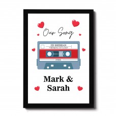 PERSONALISED Our Song Anniversary Gift First Dance Wedding Gift