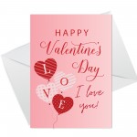 6 Pack Valentine's Day Card Multipack of 6 With Envelopes