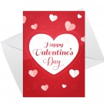 6 Pack Valentine's Day Card Multipack of 6 With Envelopes