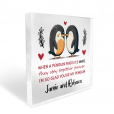 Gifts For Couple Penguin Gifts for Her Him PERSONALISED Husband