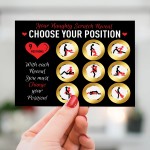 Naughty Scratch Card Gift For Couples Rude Gift For Boyfriend 