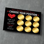 Naughty Scratch Card Gift For Couples Rude Gift For Boyfriend 
